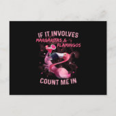 Margaritas en Flamingos Aankondigingskaart (Voorkant)