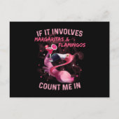 Margaritas en Flamingos Briefkaart (Voorkant)