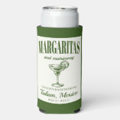 Margaritas en het huwelijk sociale cocktail route seltzer blikjeskoeler (Seltzer Achterkant)