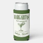 Margaritas en het huwelijk sociale cocktail route seltzer blikjeskoeler (Seltzer Voorkant)