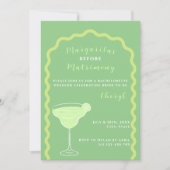 Margaritas En Huwelijk Bachelorette Weekend Kaart (Voorkant)