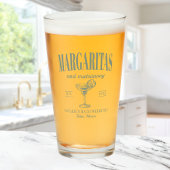 Margaritas En Huwelijk Gepersonaliseerde Bachelore Glas