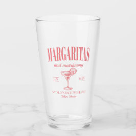Margaritas En Huwelijk Gepersonaliseerde Bachelore Glas