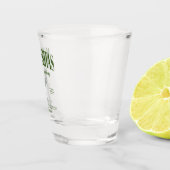 Margaritas En Huwelijk Gepersonaliseerde Bachelore Shot Glas (Rechts)