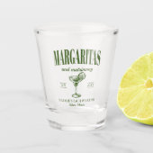 Margaritas En Huwelijk Gepersonaliseerde Bachelore Shot Glas (Voorkant)