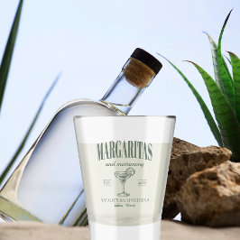 Margaritas En Huwelijk Gepersonaliseerde Bachelore Shot Glas