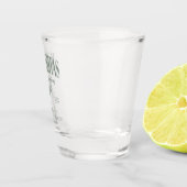 Margaritas En Huwelijk Gepersonaliseerde Bachelore Shot Glas (Rechts)