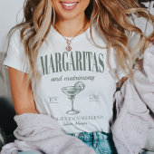 Margaritas En Huwelijk Gepersonaliseerde Bachelore T-shirt