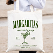 Margaritas En Huwelijk Gepersonaliseerde Bachelore Tote Bag