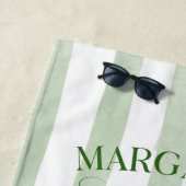 Margarita's en Huwelijk Gestreepte vrijgezellenfee Strandlaken (In situ)