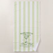 Margaritas en Huwelijk Vrijgezellenfeest Strandlaken (Voorkant)