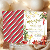 Margaritas en Mistletoe Cactus Vrijgezellenfeest Kaart