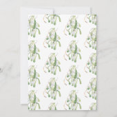 Margaritas en Mistletoe-kerstcocktail Kaart (Achterkant)