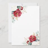 Margaritas en Mistletoe Kerstmis Fiesta Kaart (Achterkant)