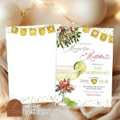 Margaritas en Mistletoe Mexicaanse vakantie Fiesta Kaart