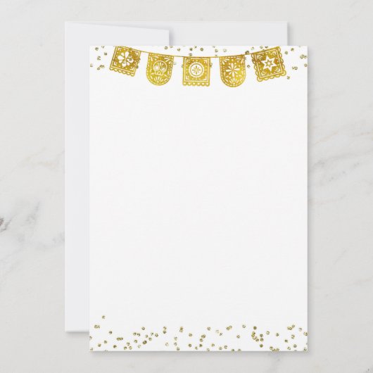 Margaritas en Mistletoe Mexicaanse vakantie Fiesta Kaart (Achterkant)