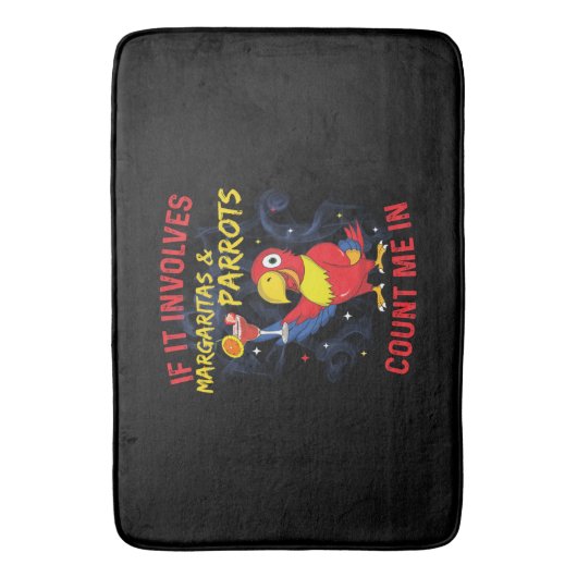 Margaritas en Parrots Badmat (Voorkant Verticaal)