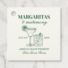 Margaritas & Huwelijk Bach Bedankjes Labels