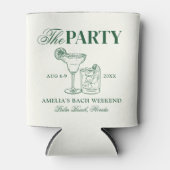 Margaritas & Huwelijk Bachelorette Feestje Blikjeskoeler (Voorkant)