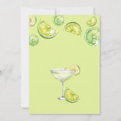 Margaritas & Huwelijk Groovy Vrijgezellenfeest Kaart (Achterkant)