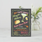 Margarita's Huwelijk Mexicaans Fiesta Vrijgezellen Kaart (Staand voorkant)