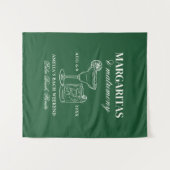 Margaritas & Huwelijk Vrijgezellenweekend Wandkleed (Voorkant (horizontaal))