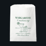 Margaritas & Huwelijksvrijgezellenweekend Bedankzakje<br><div class="desc">Dit ontwerp is voorzien van trendy vette tekst met handgetekende cocktails en een groen margarita thema.</div>