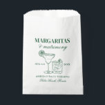 Margaritas & Huwelijksvrijgezellenweekend Bedankzakje<br><div class="desc">Dit ontwerp is voorzien van trendy vette tekst met handgetekende cocktails en een groen margarita thema.</div>