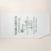 Margaritas & Huwelijksvrijgezellenweekend Strandlaken (Voorkant)