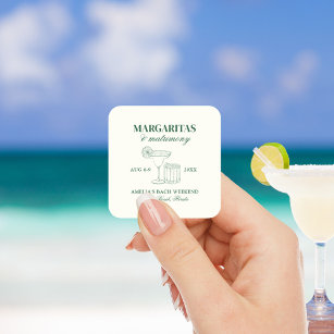 Margaritas & Huwelijksvrijgezellenweekend Vierkante Sticker