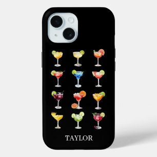Margaritas Iedereen Persoonlijke Initialen  iPhone 15 Case