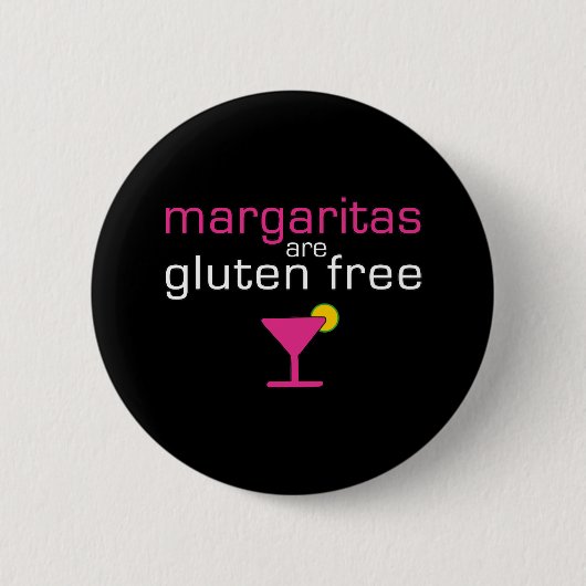 Margaritas is Gluten Free Ronde Button 5,7 Cm (Voorkant)