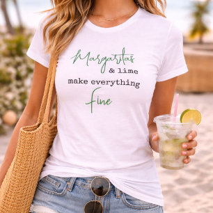 Margarita's & Limoen Maken Alles Prima Grappig T-shirt