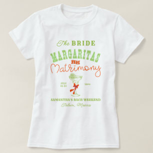 Margaritas & Matrimony Tulum Bruid voor Meisjes T-shirt