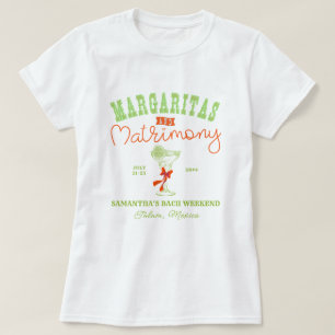 Margaritas & Matrimony Tulum Meisjesuitje voor de  T-shirt