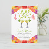 Margaritas met mijn Senorita Floral Kaart (Staand voorkant)