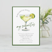 Margaritas met mijn Senoritas Fiesta Vrijgezellenf Kaart (Staand voorkant)