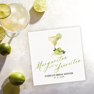 Margaritas met mijn Señoritas Vrijgezellenfeest Servet