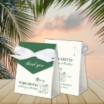 Margaritas met mijn Señoritas vrijgezellenweekend Bedankdoosjes<br><div class="desc">Dit ontwerp is voorzien van trendy vette tekst met handgetekende cocktails en een groen margarita thema.</div>