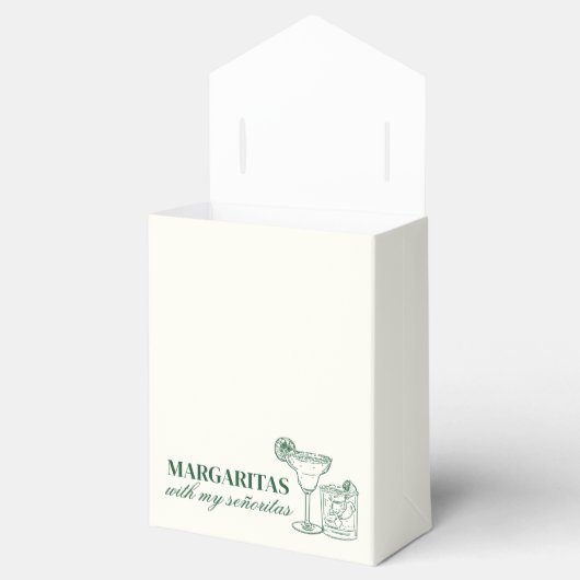 Margaritas met mijn Señoritas vrijgezellenweekend Bedankdoosjes (Geopend)