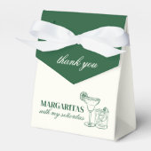 Margaritas met mijn Señoritas vrijgezellenweekend Bedankdoosjes (Voorkant Zijde)