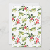 Margaritas & Mistletoe | Kerstfeest Kaart (Achterkant)