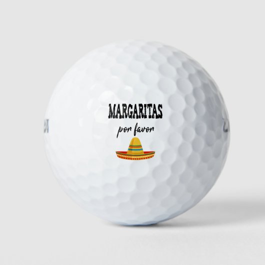 Margaritas Por Favor Cinco De Mayo 2021 Golfballen (Voorkant)
