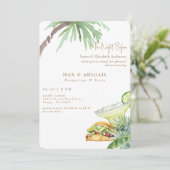 Margaritas & Tacos De nacht voor Tropical II Kaart (Staand voorkant)