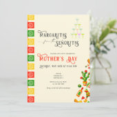 Margaritas Voor de Senoritas Moederdag Fiesta Kaart (Staand voorkant)