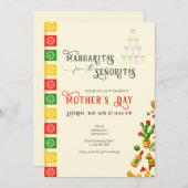 Margaritas Voor de Senoritas Moederdag Fiesta Kaart (Voorkant / Achterkant)