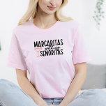 "Margaritas with my Senoritas" - Final Fiesta T-Sh T-shirt<br><div class="desc">Bestel dit t-shirt voor uw Fiesta-themed bachelorette weekend en coördineer met de Bride die "Mijn Definitieve Fiesta" zegt. Bekijk dit en andere producten in het "Final Fiesta" Collectie in PetalsandStemsEvents.</div>