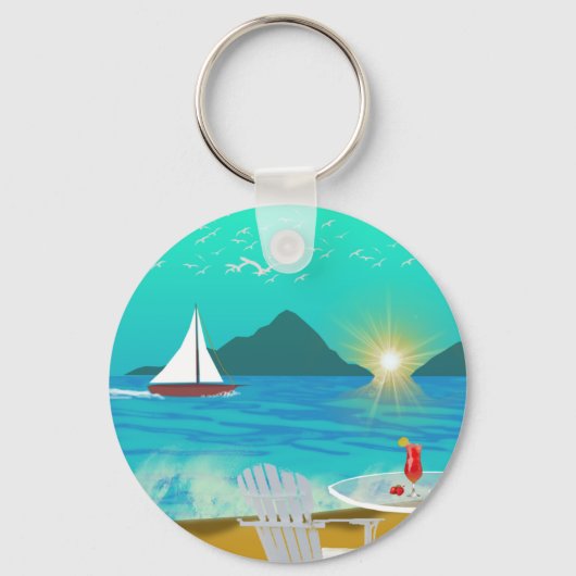 Margaritaville Sleutelhanger (Voorkant)