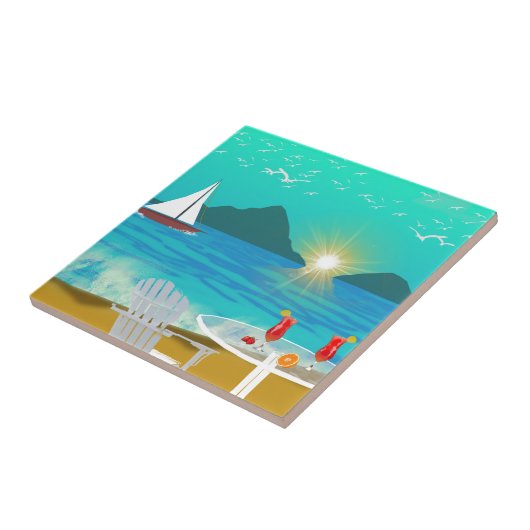 Margaritaville Tegeltje (Zijkant)