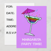 MARGARTIA COCKTAILPARTY UITNODIGINGEN (Voorkant / Achterkant)